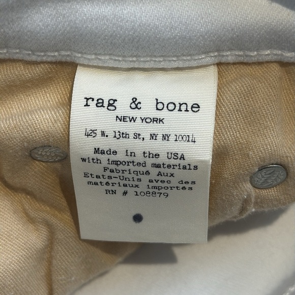 Rag & Bone Flare Jeans White Size 29 - Picture 9 of 10